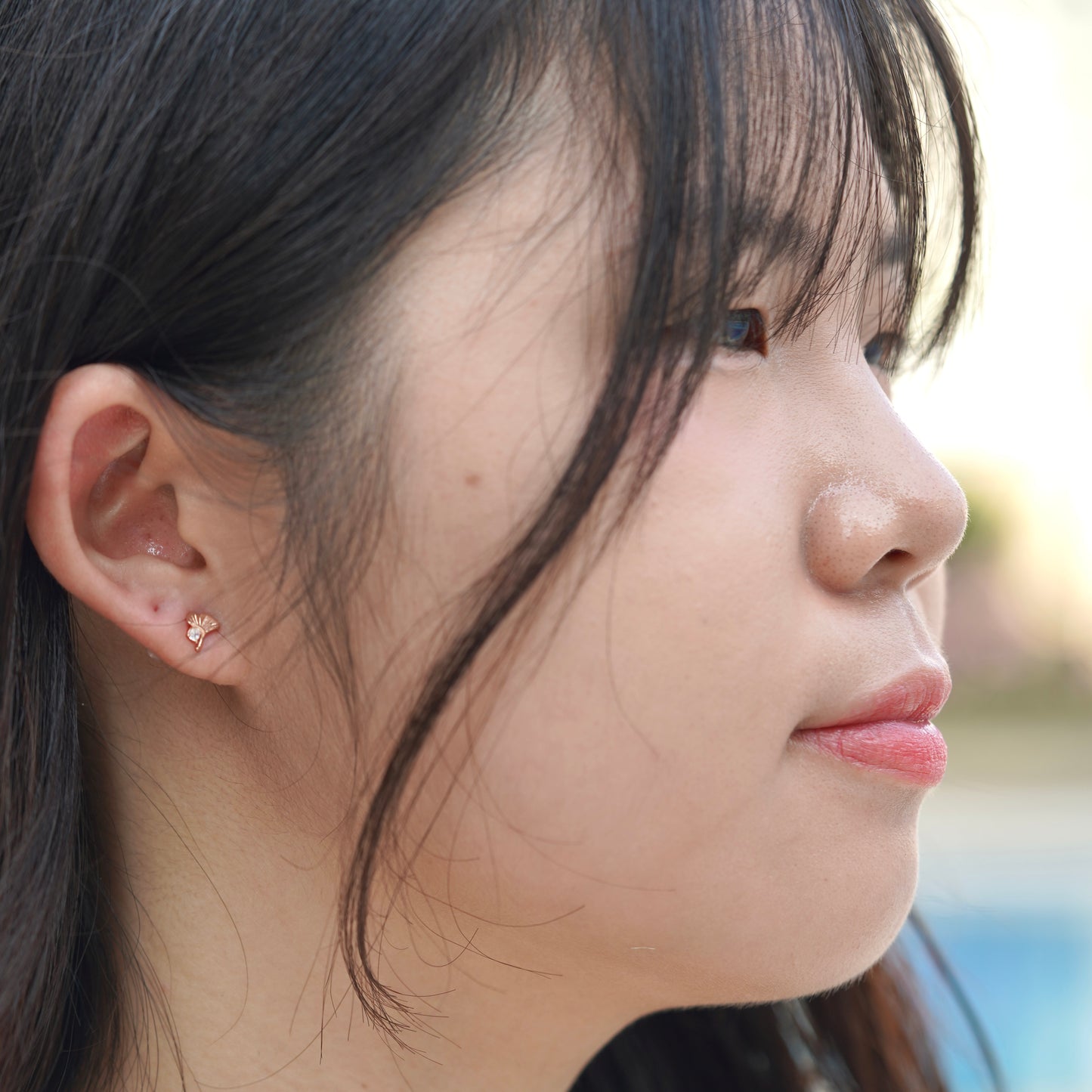 Ginkgo Grace Ear Studs