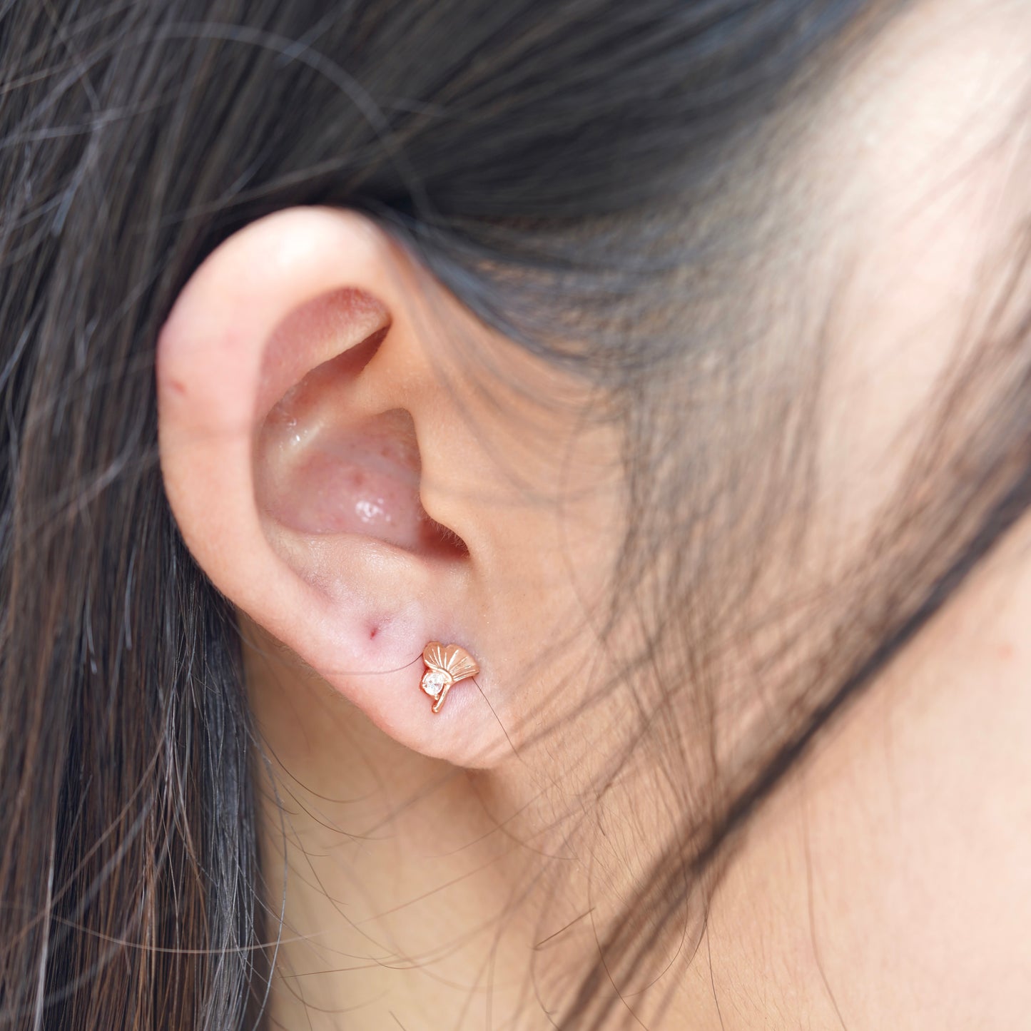 Ginkgo Grace Ear Studs