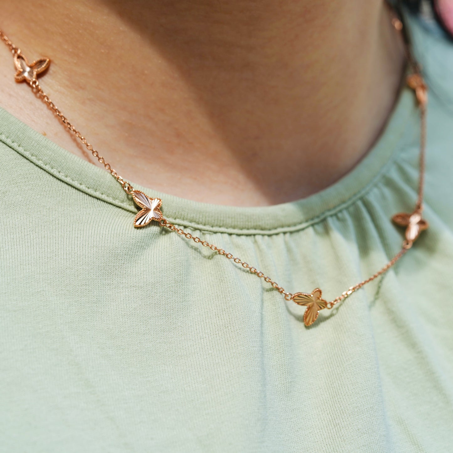 Miraflora Butterfly Necklace
