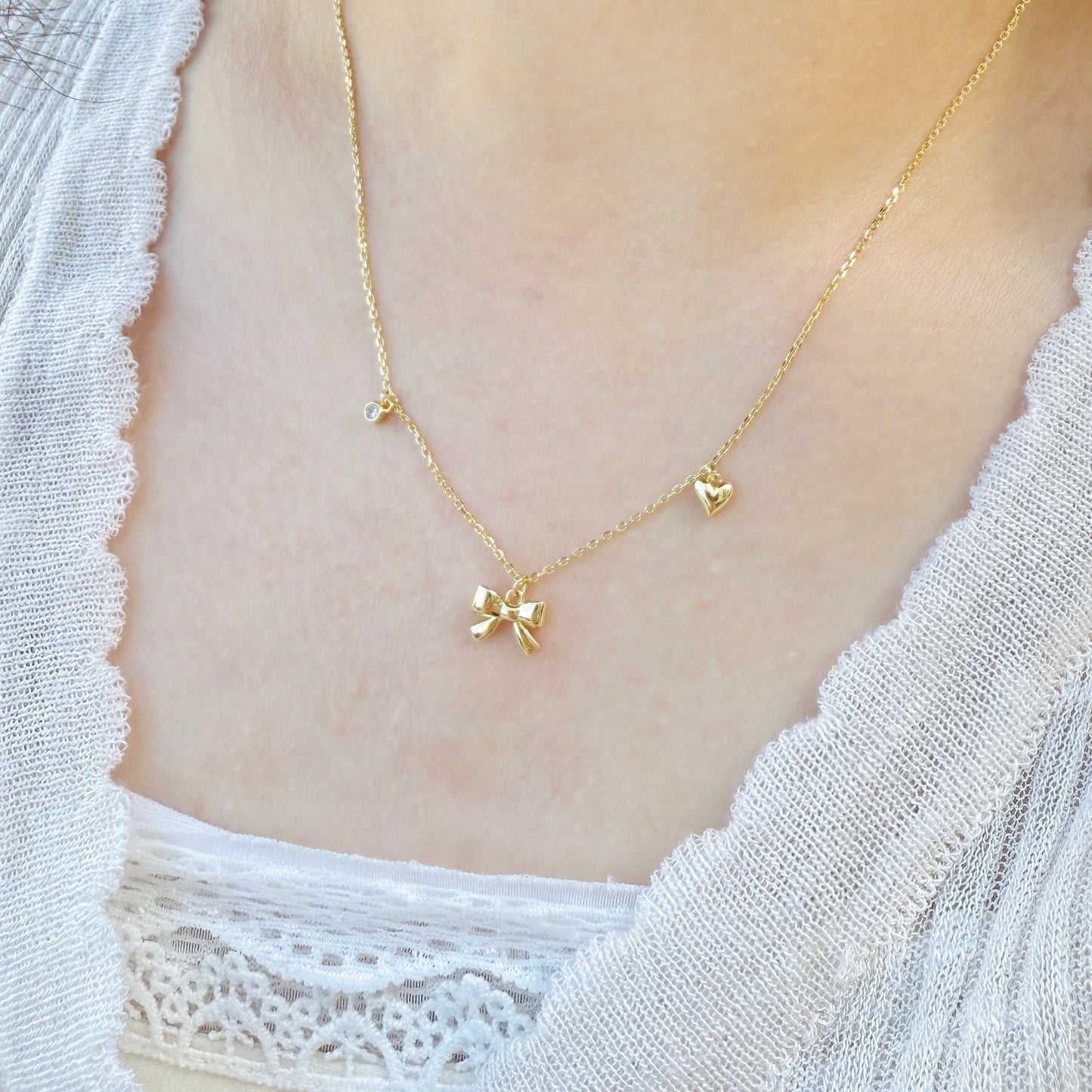 Chérie Bow Necklace