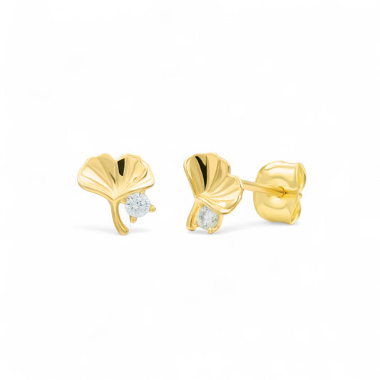 Ginkgo Grace Ear Studs