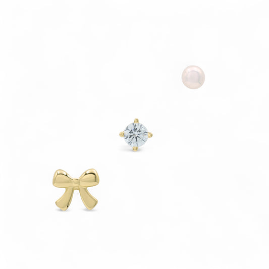 Chérie Bow Ear Studs