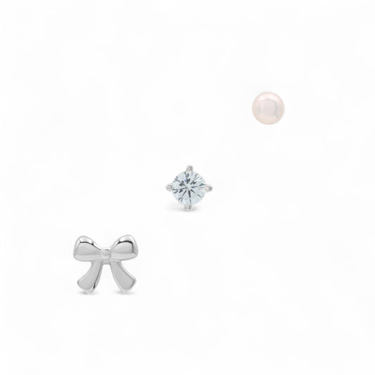 Chérie Bow Ear Studs