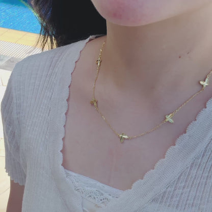 Miraflora Butterfly Necklace